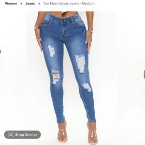 *SOLD*  Fashion Nova - too much booty jeans
